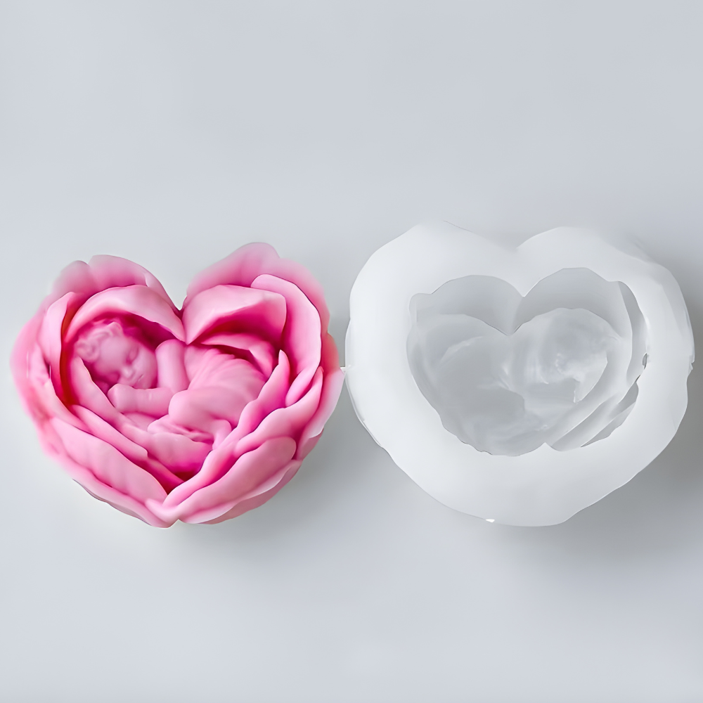 Силиконовая форма для изготовления свечи, молд для изделий из соевого,пчелиного воска и парафина 92 х 83 х 45 мм Кам'янець-Подільський - фото 1