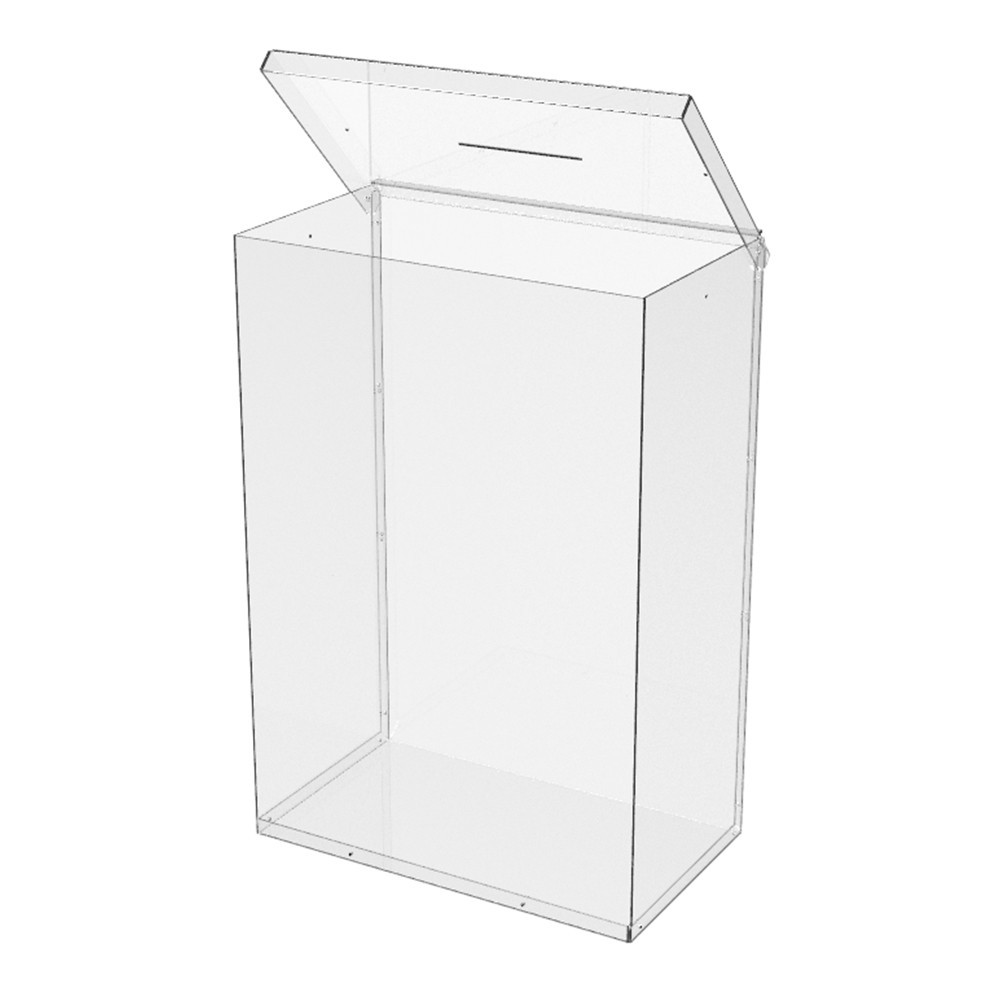 Ящик EKOSTAR без замка для пожертвований и сбора денег 340x200x500. Объем 34 литра Киев - изображение 3