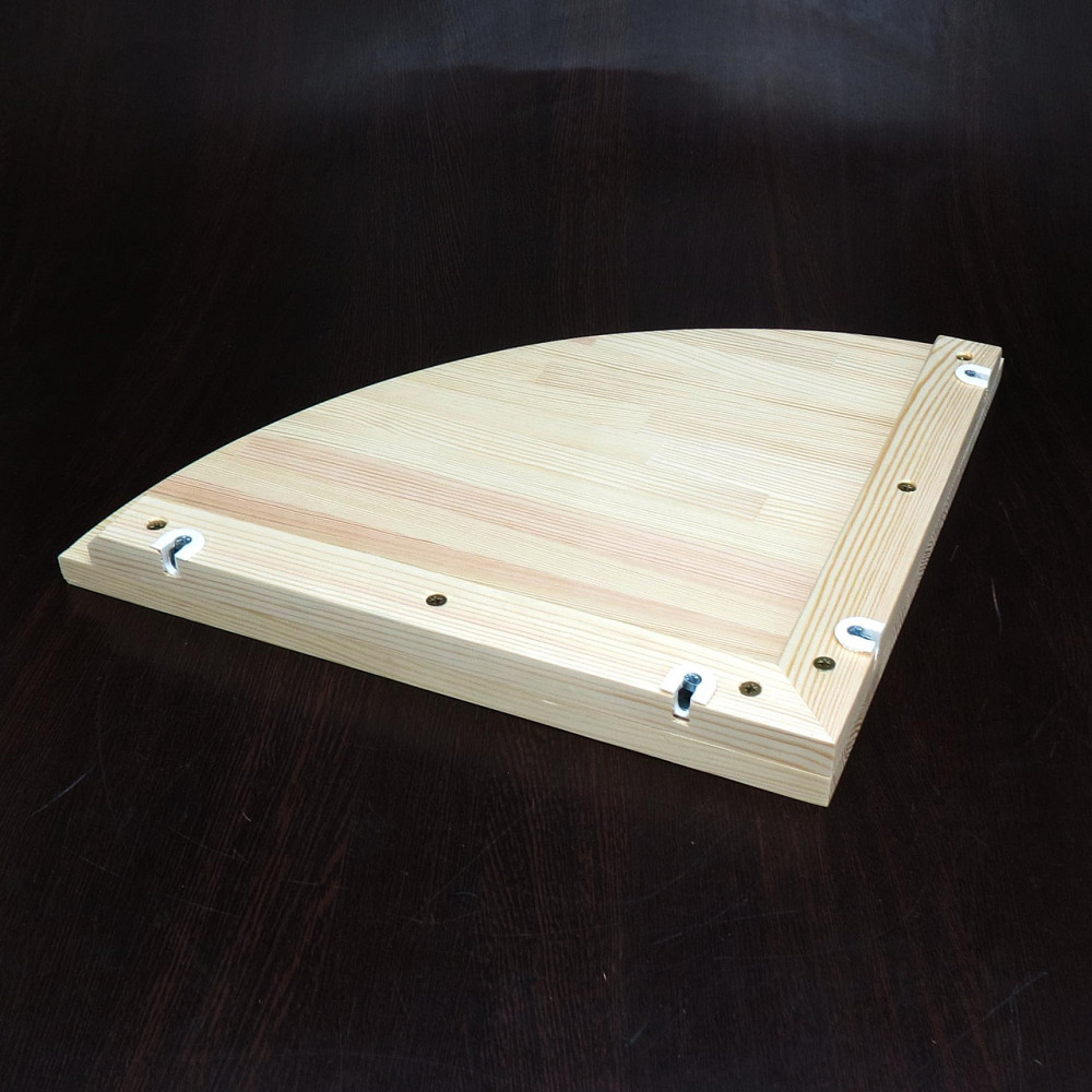 Угловая настенная полка 