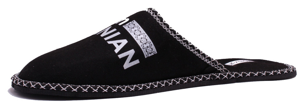 Капці для хлопчика підліткові домашні чорні I`m Ukranian Одеса - фото 4