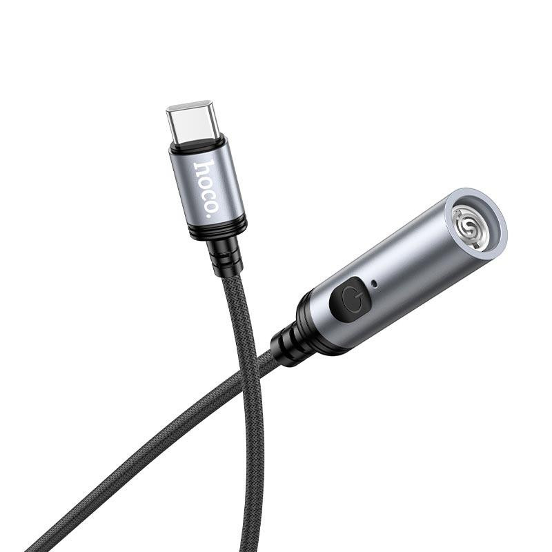 Запальничка портативна Hoco UA30 Type-C, сіра Вінниця - фото 3