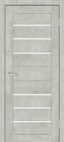 Межкомнатные двери Омис Doors Смарт С 101 G Бетон светлый 700х2000 мм Киев - изображение 1