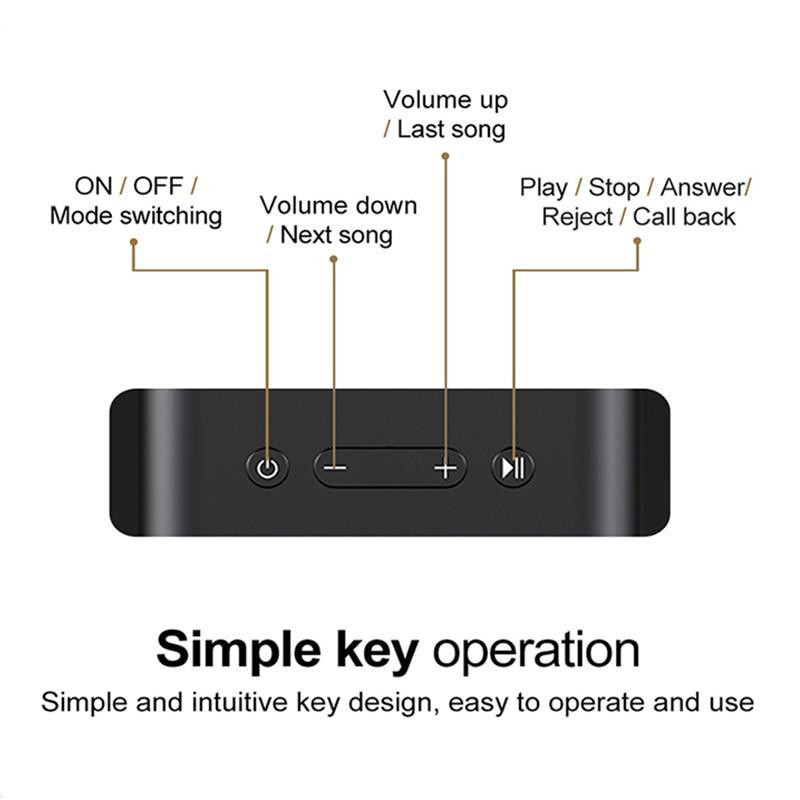Bluetooth колонка Baseus Encok E02 NGE02-01 (Черная) витрина Николаев - изображение 9
