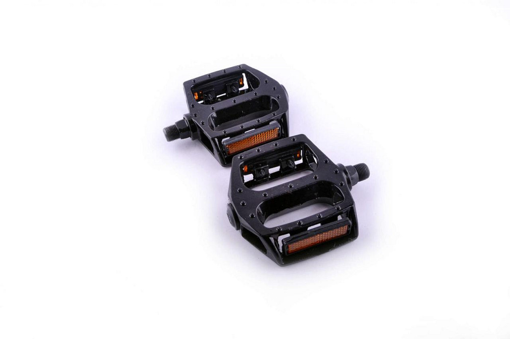 Педали велосипедные горные (с катафотами, алюминий, черные, усиленные) Мукачево - изображение 1
