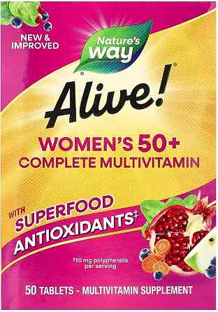 Витамины для женщин 50+ Nature's Way Women's 50+ Complete Multivitamin 50 таб Киев