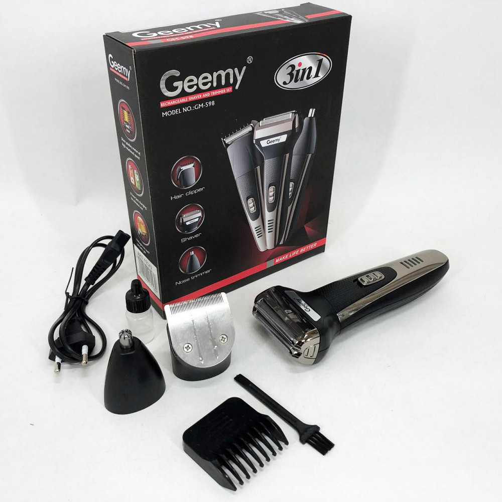 Хороші електричні бритви для гоління GEMEI GM-598, Портативна електробритва для бороди PA-35 Івано-Франківськ - фото 3