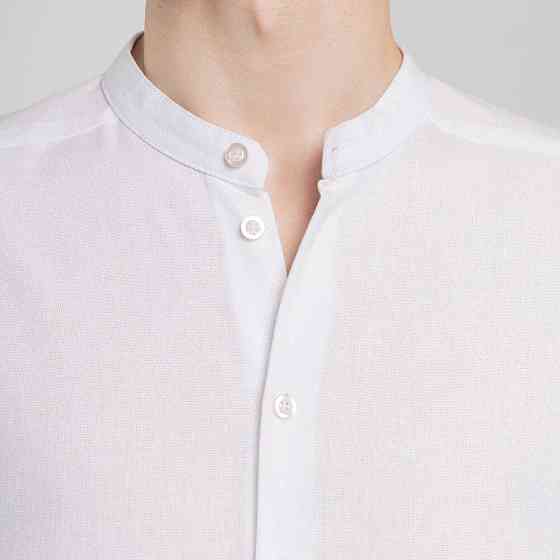 Мужская рубашка белая с длинным рукавом Pobedov Orion Киев