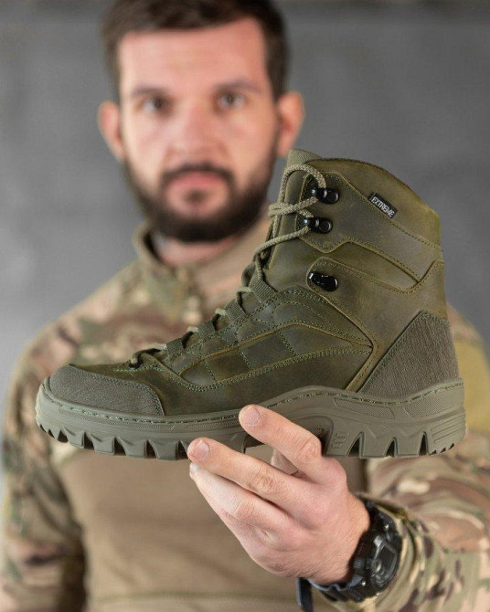 Зимние тактические ботинки Extreme oliva ВТ0470 Одесса - изображение 5