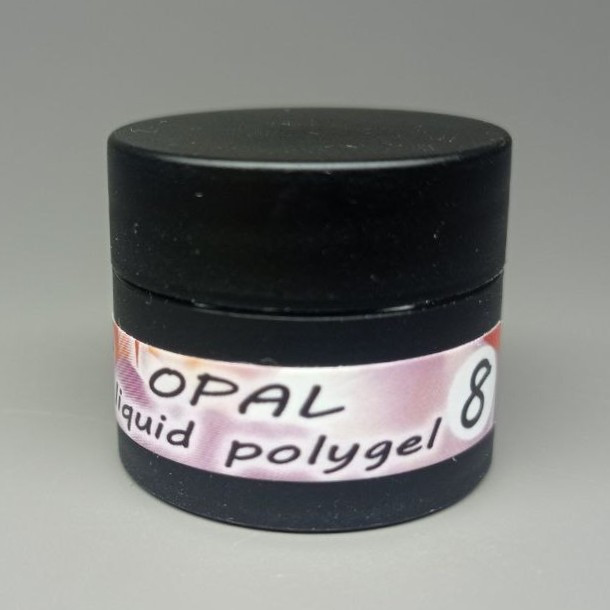 Рідкий полігель Мі OPAL #8 пепельно-рожевий з шимером 20мл (баночка) Херсон - фото 1