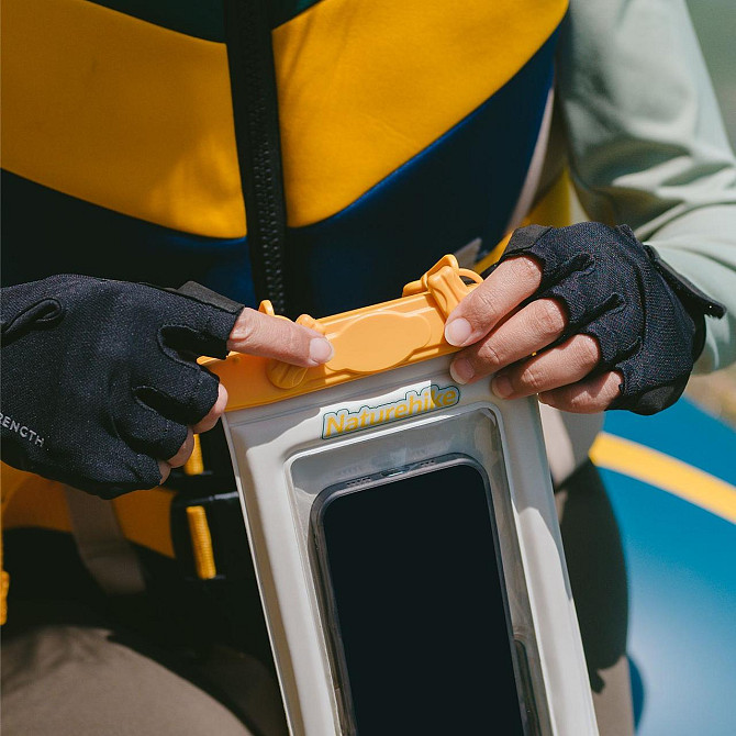 Водонепроникний чохол для телефону Naturehike CNK2300BS015, жовтий Киев - изображение 6