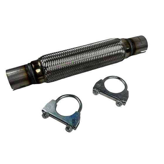 Гофра 45х250x350 крепление под хомут в сборе AGK глушителя Мукачево