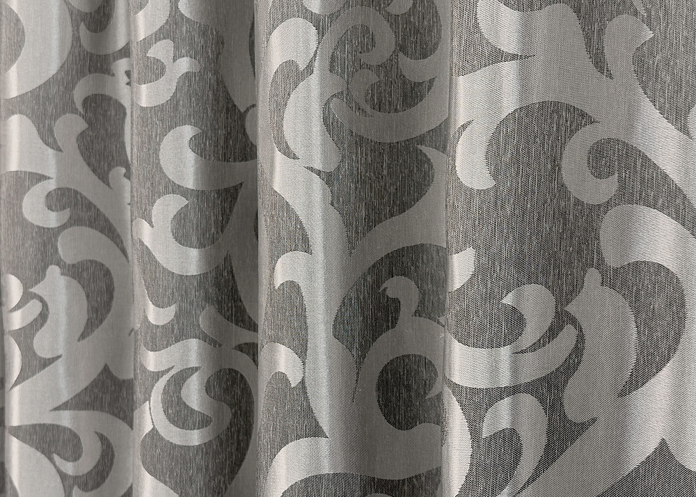 Комплект готових штор VR-Textil Жакард Вензель № 293ш Сірий 200х270 см 2 шт (32-305) Київ - фото 7