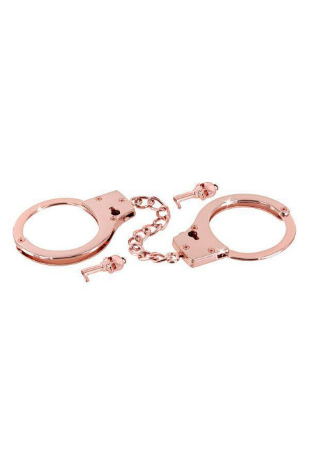 Наручники Fetish Tentation Premium Chick wrist cuffs in rose-gold metal Sex Aura Київ - фото 3