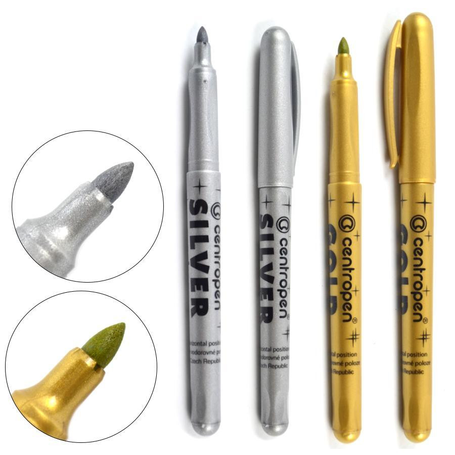 Золотий і срібний маркери для стильних печаток Київ - фото 8