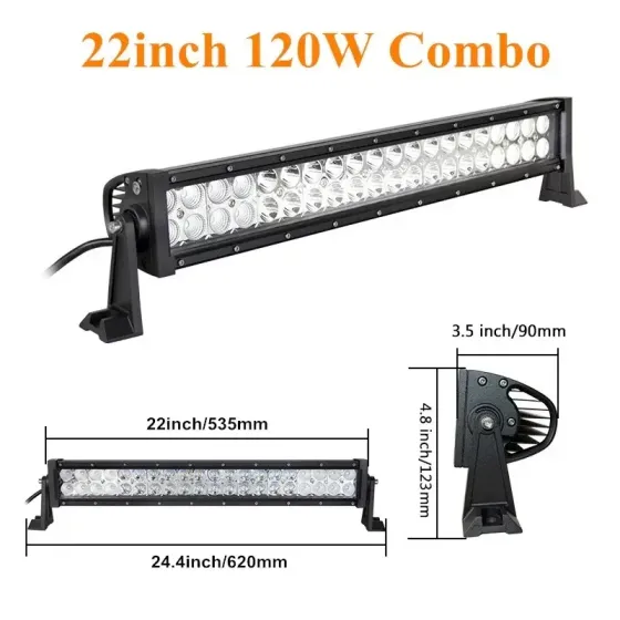 Фара додаткового світла A - 120W / Spot спрямований промінь світла кут свічення 30°+Flood розсіює промінь світла кут свічення 60° Харків