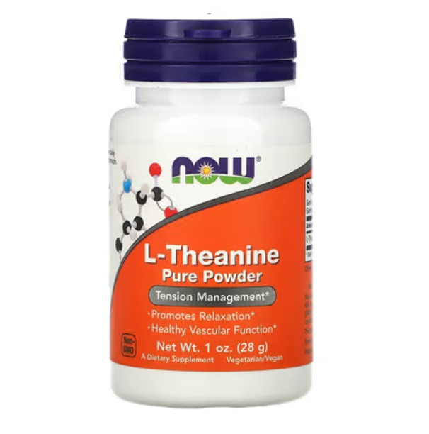 Аминокислота L-теанин NOW L-THEANINE POWDER 1 OZ 28 gram Луцк - изображение 1