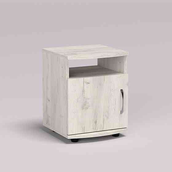 Тумба прикроватная V-2, Дуб Крафт Білий, 350/350/450 Львов