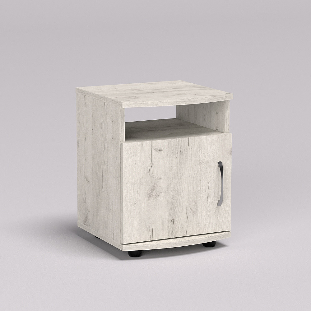 Тумба прикроватная V-2, Дуб Крафт Білий, 350/350/450 Львов - изображение 3