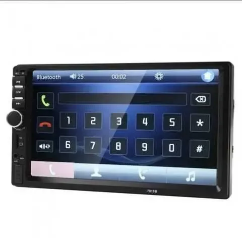 Универсальная автомагнитола 2 Din сенсорная, Bluetooth AMP 7018B, с пультом в комплекте Коломия
