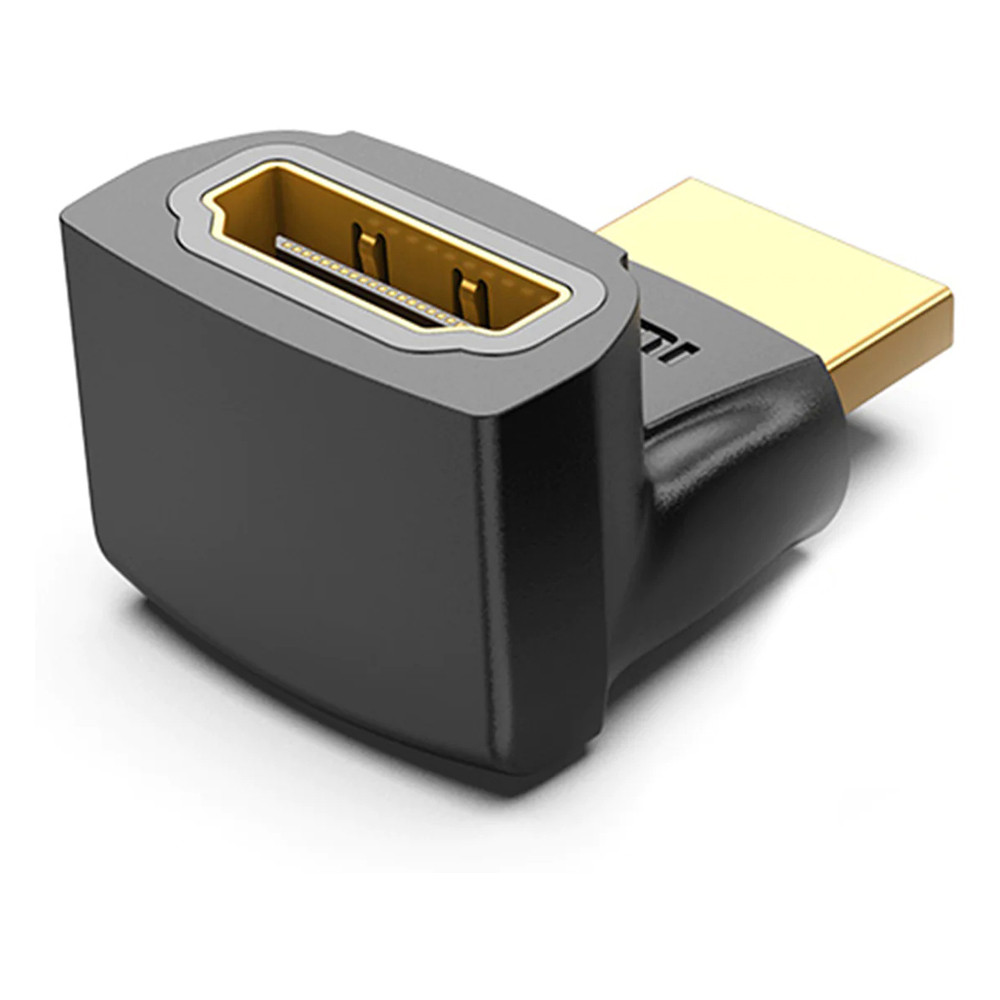Перехідник HDMI Vention AINB0 кутовий (Вгору, 180 градусів) Николаев - изображение 2
