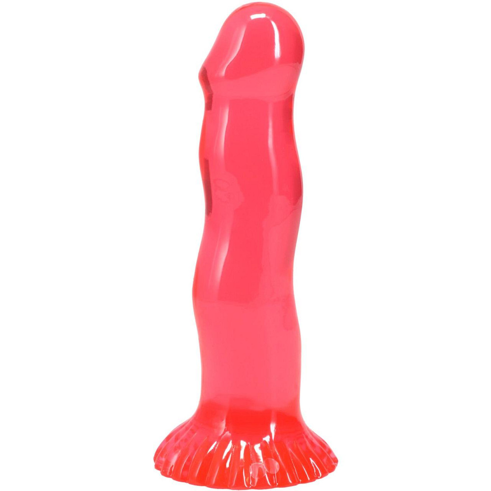 Набор фаллоимитаторов Doc Johnson Crystal Jellies - Dong Starter Set - Purple, Pink, Green Sex Aura Киев - изображение 3