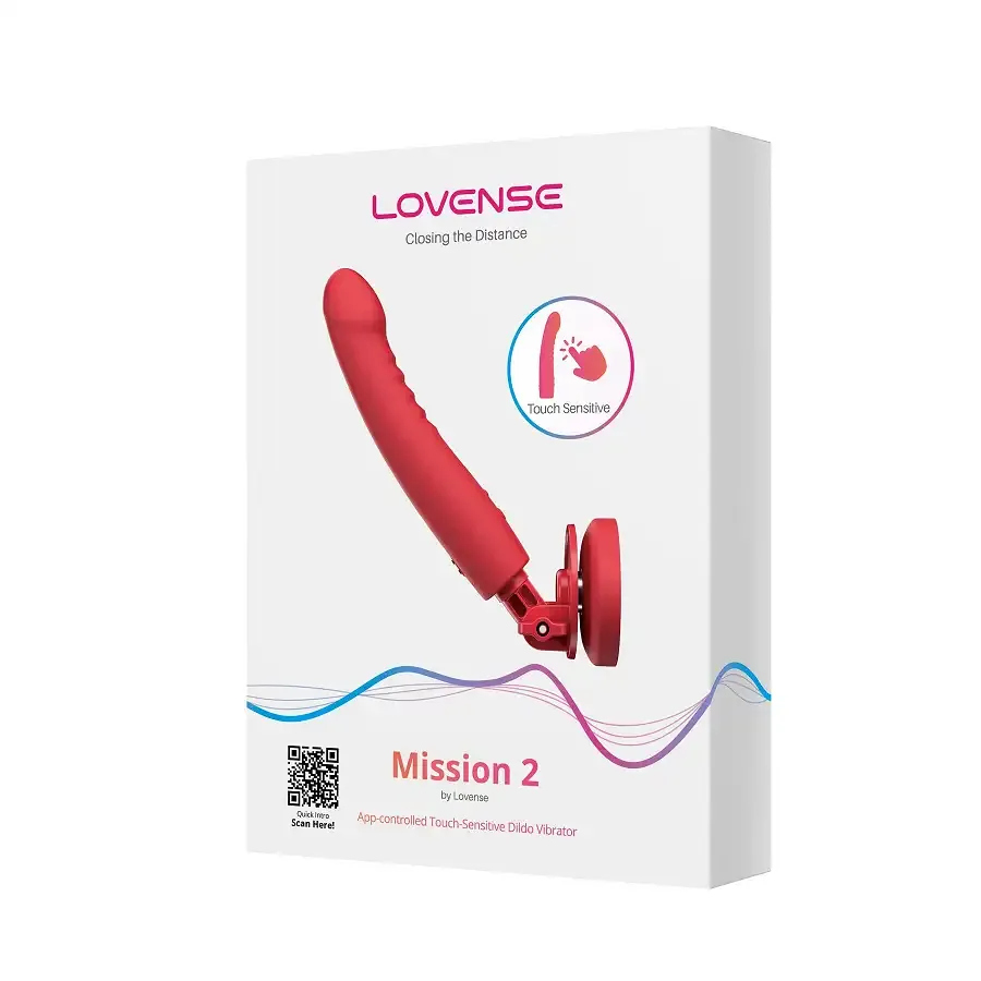 Дилдо з вібрацією Lovense Mission 2 Vibrating suction cup dildo Львів - фото 5