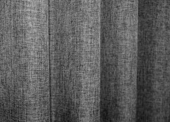 Комплект коротких штор VR-Textil Лен Мешковина № 108ш Серый 130х170см 2 шт (35-0117) Киев