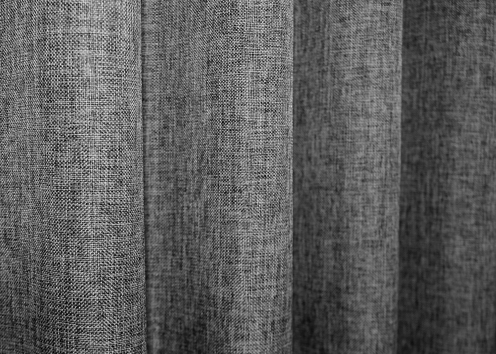 Комплект коротких штор VR-Textil Лен Мешковина № 108ш Серый 130х170см 2 шт (35-0117) Киев - изображение 6