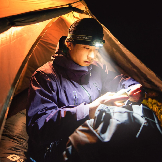 Ліхтар налобний Naturehike CNK2450ZM010 (Коричневий) Вінниця - фото 10