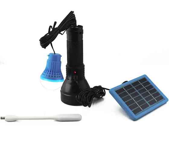 Ліхтар ручний BL YW-038 з лампою і сонячною батареєю 8408 Винница