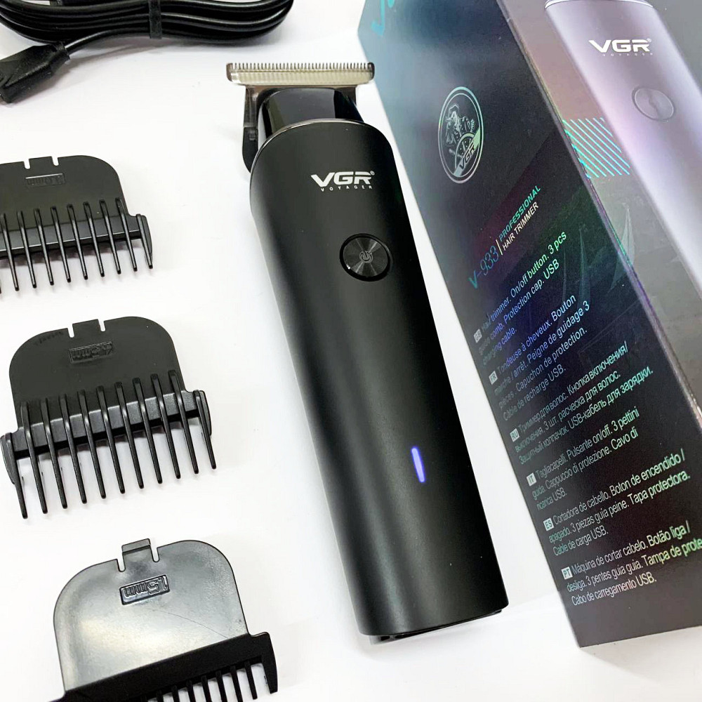 Профессиональная окантовочная машинка для стрижки волос, Электрическая машинка для стрижки с насадками TI-32 Ивано-Франковск - изображение 2