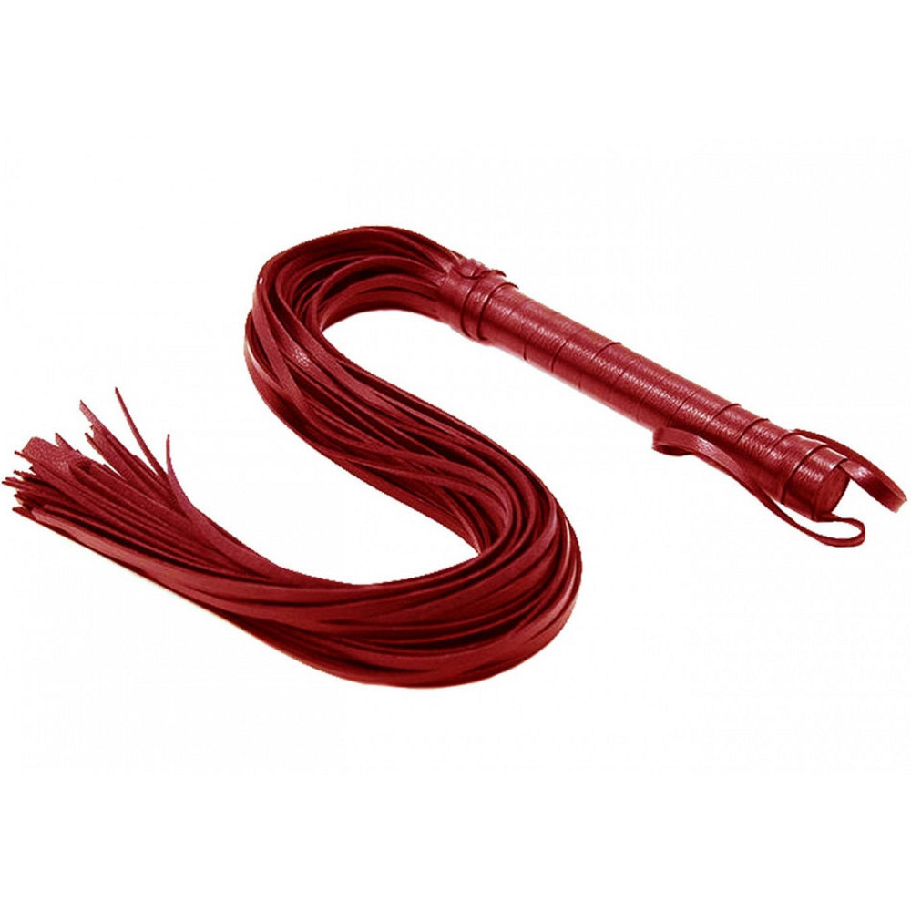 Кнут красный Flogger Long Leather Sex Aura Киев - изображение 1