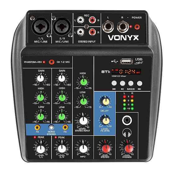 VONYX VMM100 4-канальний USB-мікшер з Bluetooth, USB MP3 і USB-інтерфейсом Рівне