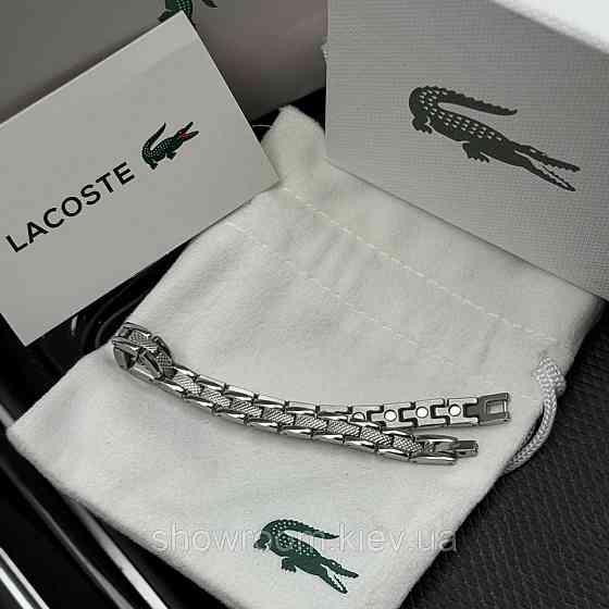 Чоловічий брендовий браслет на руку Lacoste, Лакоста (40194) Київ