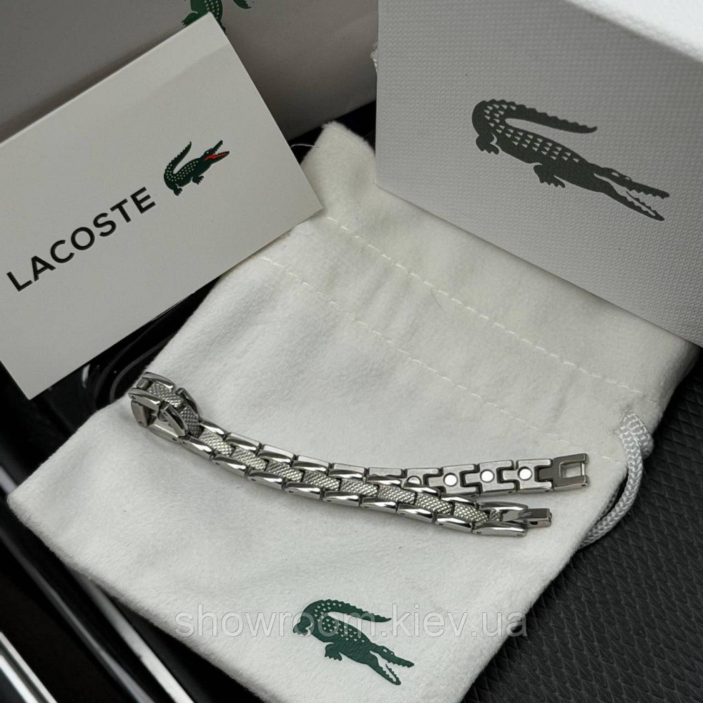 Чоловічий брендовий браслет на руку Lacoste, Лакоста (40194) Київ - фото 5