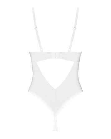 Боди з доступом Obsessive Alissium crotchless teddy, XS/S, лиф с мягкой чашкой, высокие трусики Sex Aura Киев