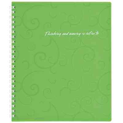 Блокнот Buromax spiral side, В5, 80sheets, Barocco, square, green (BM.2419-615) Вінниця