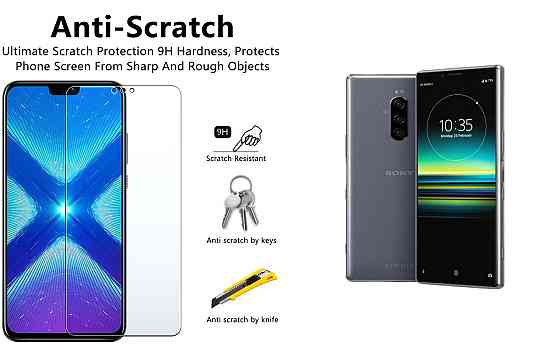Защитное стекло NeoGlass для Sony Xperia 1 J9110 – ультрапрозрачное и устойчивое Киев