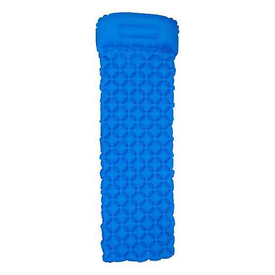 Матрас для палатки надувной походный 190х55х3 см туристический матрас Синий SJ-0084BL Киев