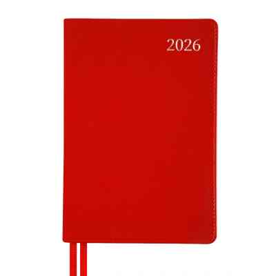 Тижневик Leo planner А5 датований 2026 "Aldento", інтегральний, червоний, 368 сторінок (252671) Вінниця