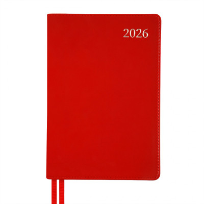 Тижневик Leo planner А5 датований 2026 "Aldento", інтегральний, червоний, 368 сторінок (252671) Вінниця - фото 1