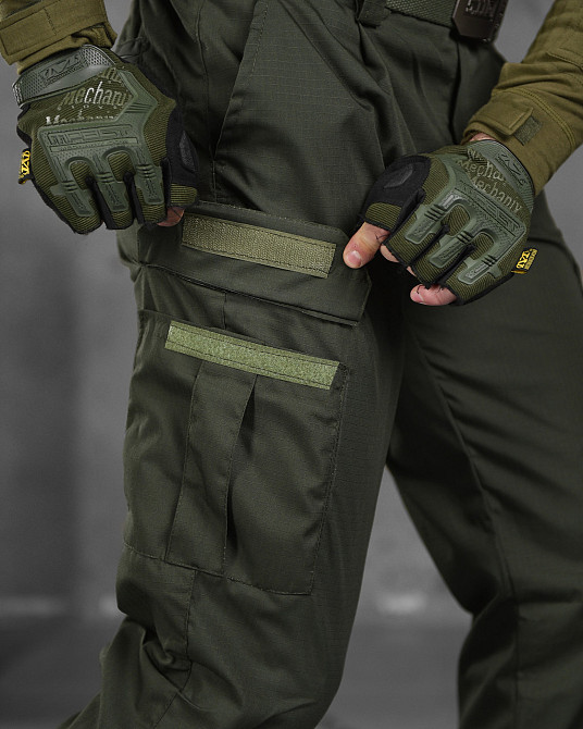 Тактичні чоловічі штани олива bandit KS хакі Одеса - фото 15