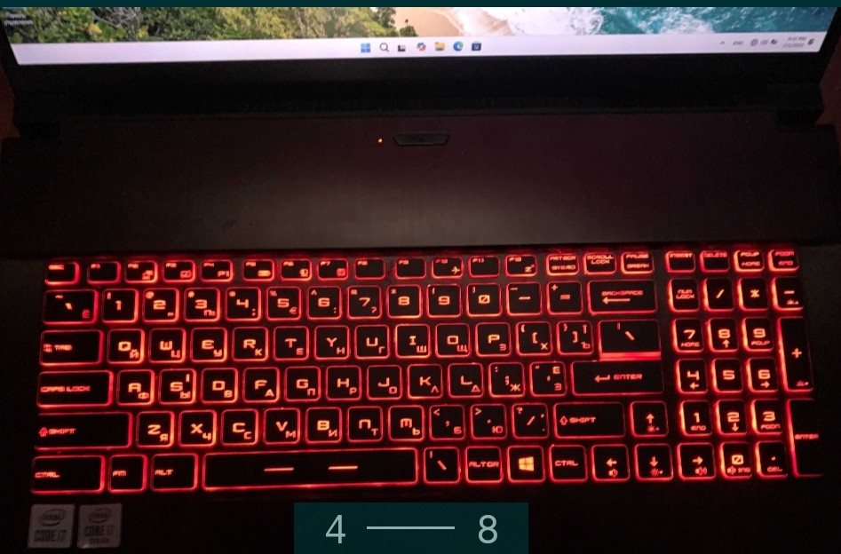 ТОПОВИЙ Супер Потужний тонкий Ігровий ноутбук: MSI GF75 Thin 10UE (GF7510UE-028US) Харків - фото 5