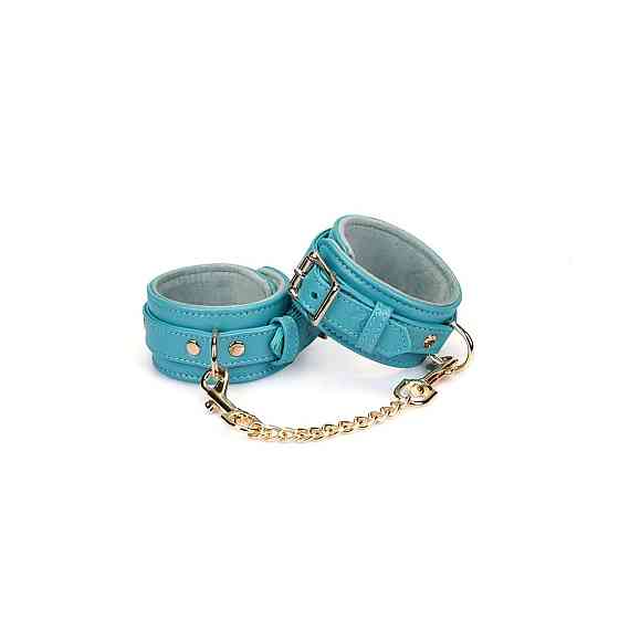Поножи Liebe Seele Blue Lamb Leather Ankle Cuffs with Velvet Lining Sex Aura Киев