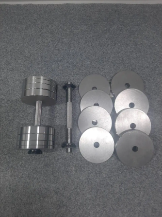 Гантелі набірні 2 по 30 кг металеві без покриття Kachai Zelezo Iron Pro Київ