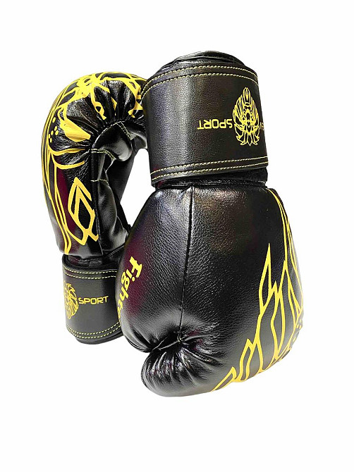 Перчатки боксерские LEV-SPORT ТОП (стрейч) 10 oz Вишнёвое - изображение 1