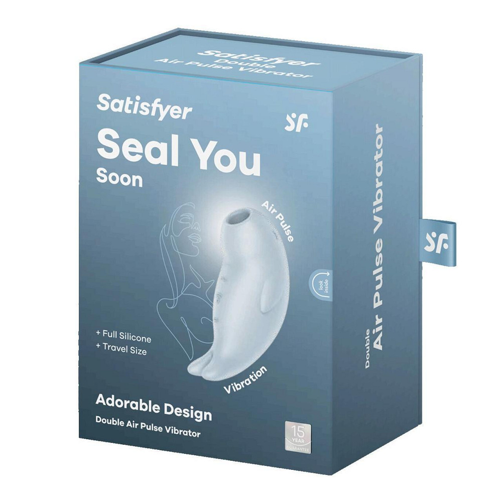 Вакуумный клиторальный стимулятор с вибрацией Satisfyer Seal You Soon, 2 независимых мотора Sex Aura Киев - изображение 7