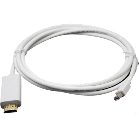Кабель Mini DisplayPort - HDMI M/M 3.0м білий (S0763) Киев