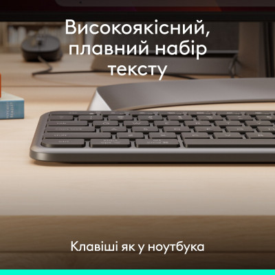 Клавіатура Logitech Signature Slim K620 for Business USB-C UA Graphite (920-013333) Вінниця - фото 3
