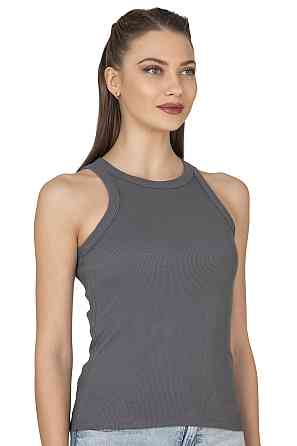 Женская майка-борцовка хлопок в рубчик - Ozkan 27464 S Киев